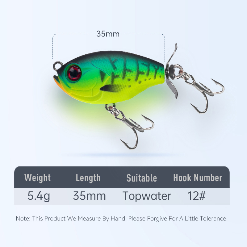 킹덤 프로펠러 탑워터 포퍼 낚시 루어 워블러, 송어 파 - Fishing Lure Soft Plastic 리뷰 및 가격