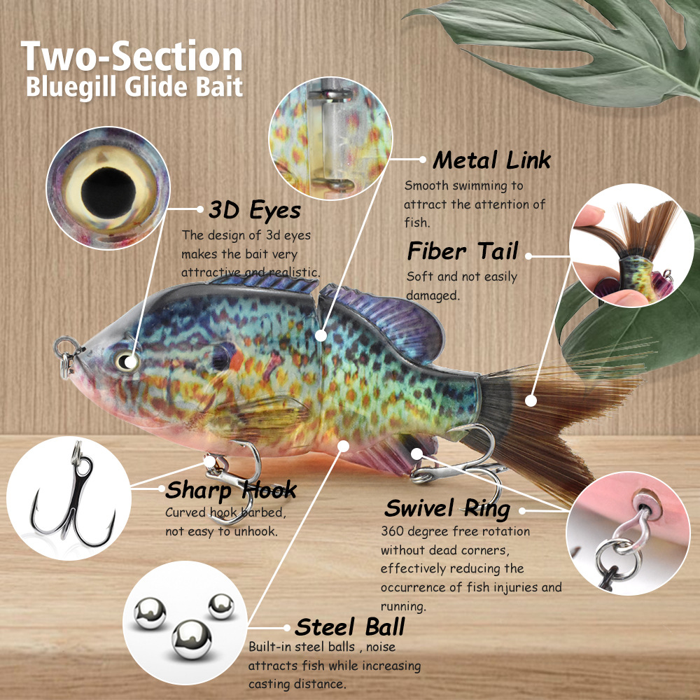 13cm/33g 바이오닉 2단 헤어리 테일 플라스틱 루 - Fishing Lure Swimbait 리뷰 및 가격