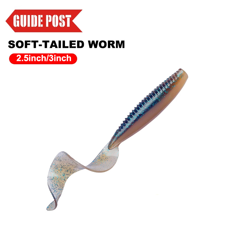 가이드 포스트 소프트 테일 웜 소프트 루어, 인공 캐스 - Fishing Lure Soft Plastic 리뷰 및 가격